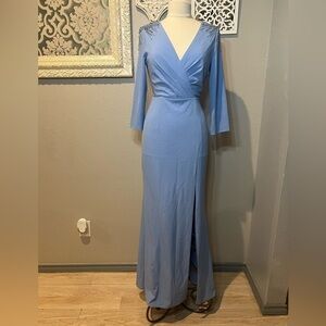 Elegant Adrianna Papel blue dress